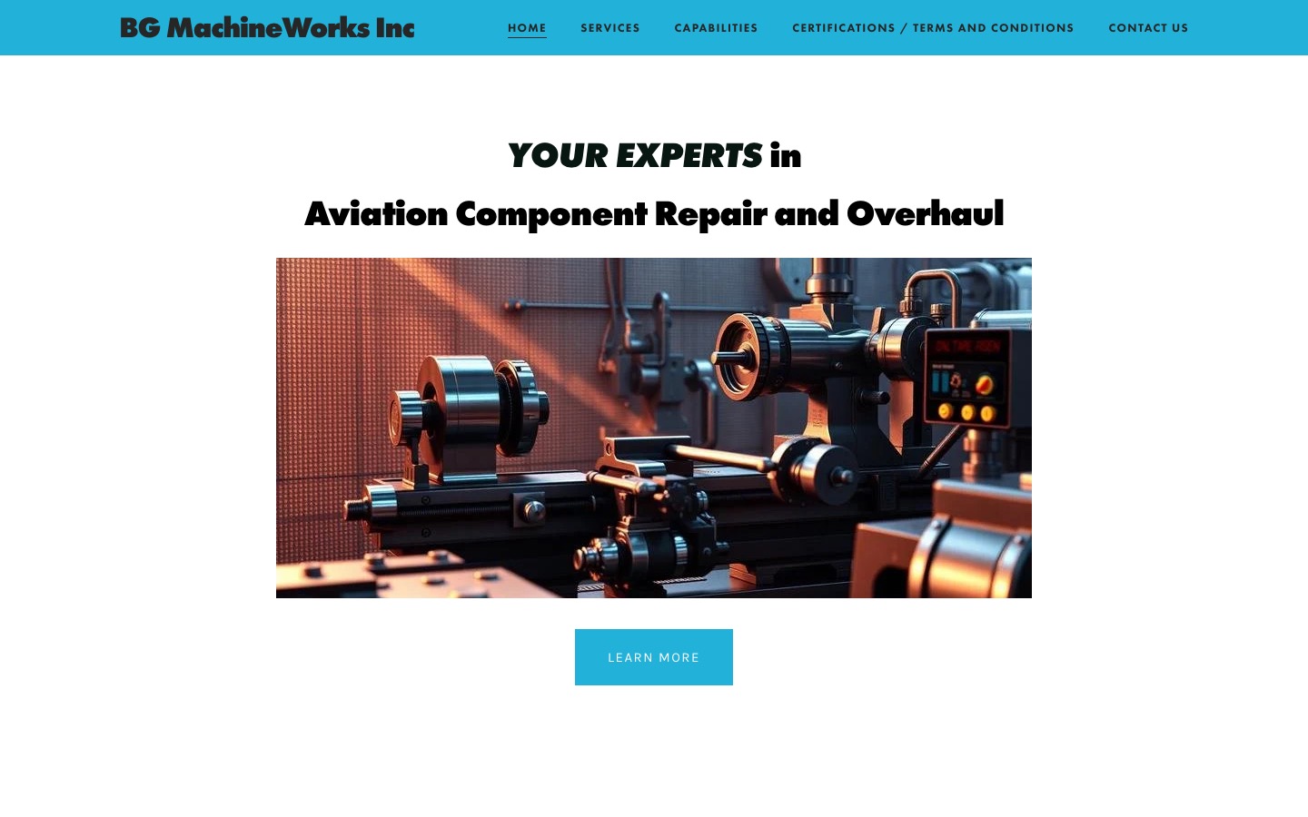 The current homepage
